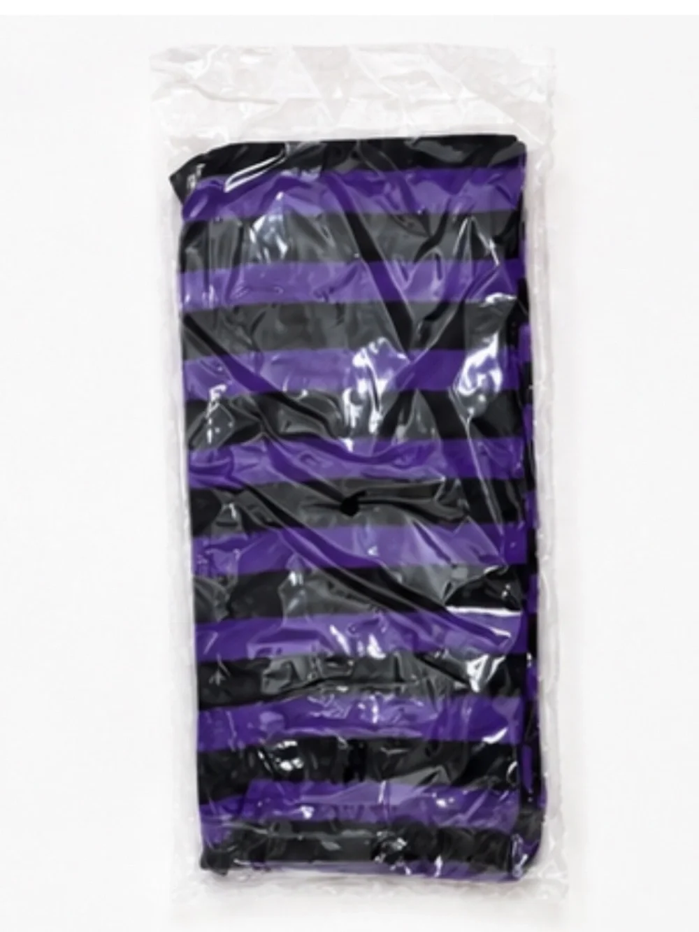 NEW - Bundle of 3 Striped Over-the-Knee Socks - Purple, Red, White/Bow